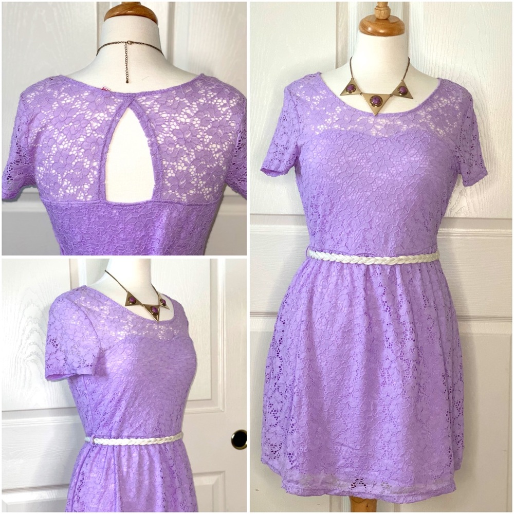Lavender Lace Dress